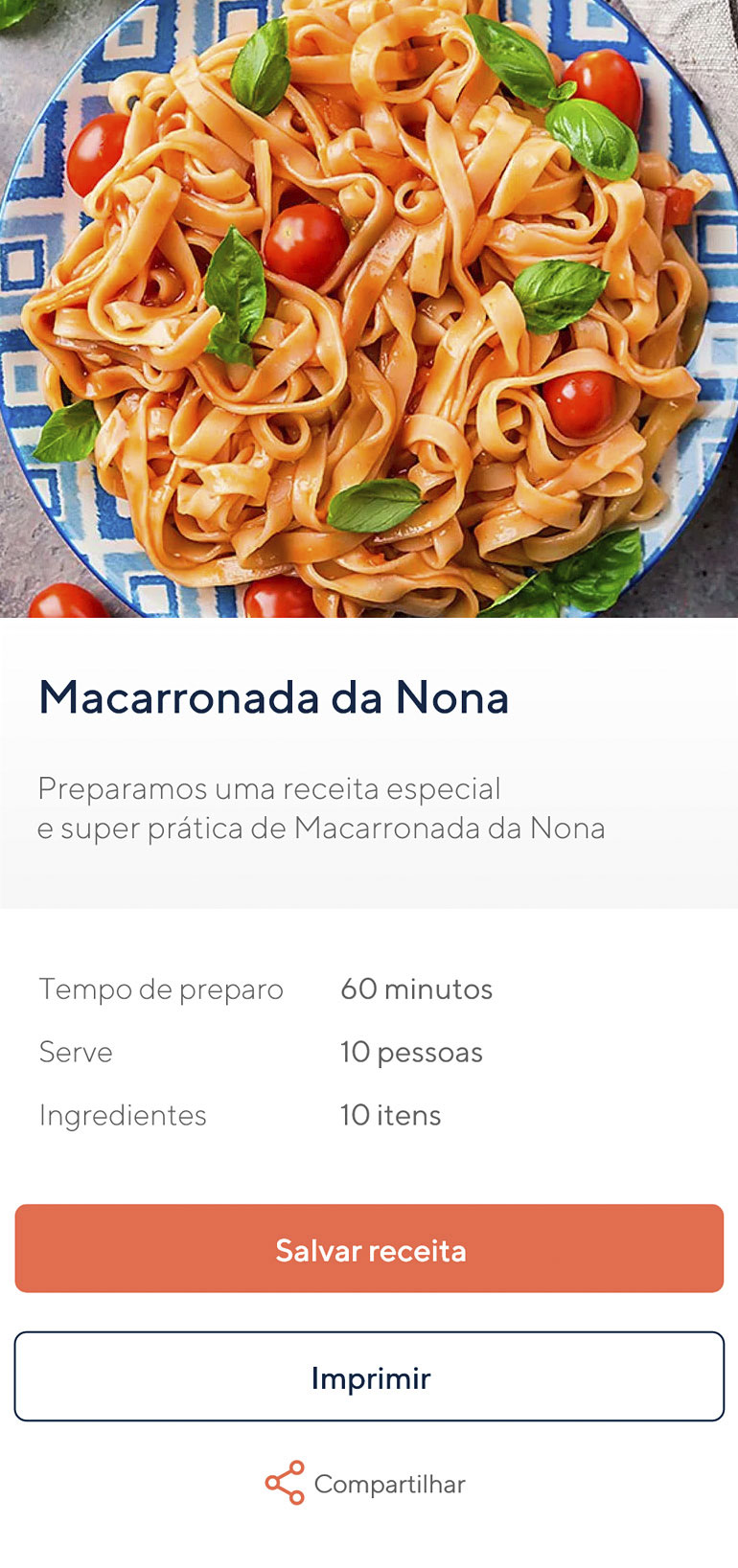Design conceitual para site e-commerce Coop versão mobile.