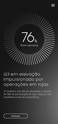 Design conceitual para aplicativo Samsung versão mobile.